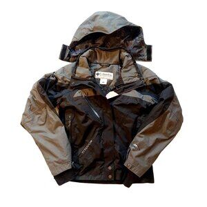 Columbia Womens Titanium Waterproof Breathable Jacket S Black Ski Winter Cold
